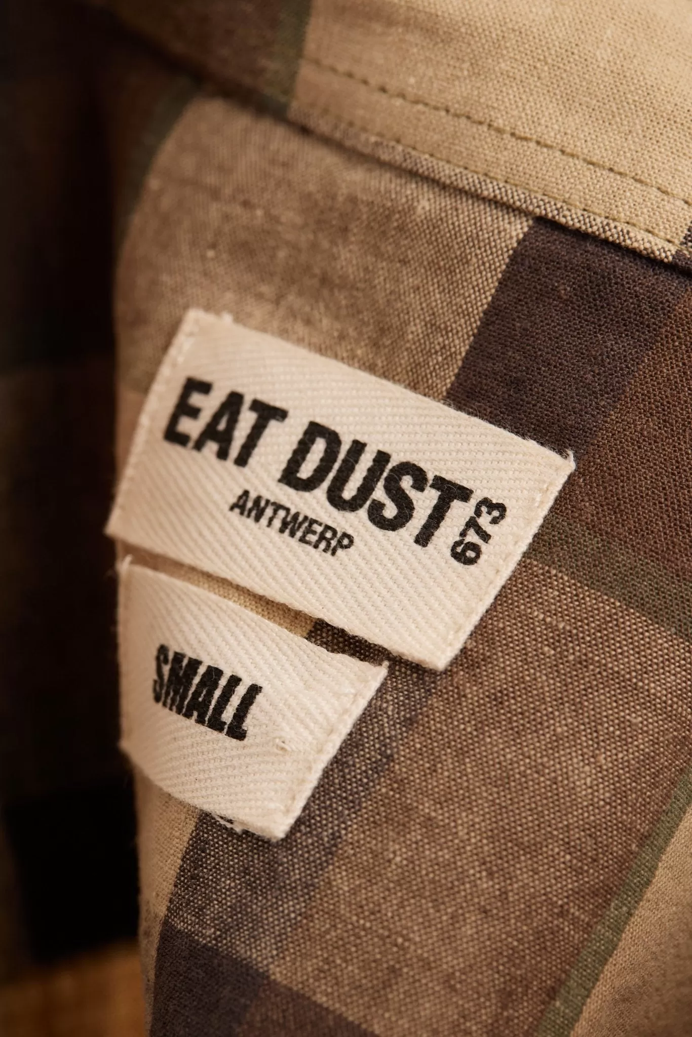 Eat Dust Combat Shirt - Beige/Brown