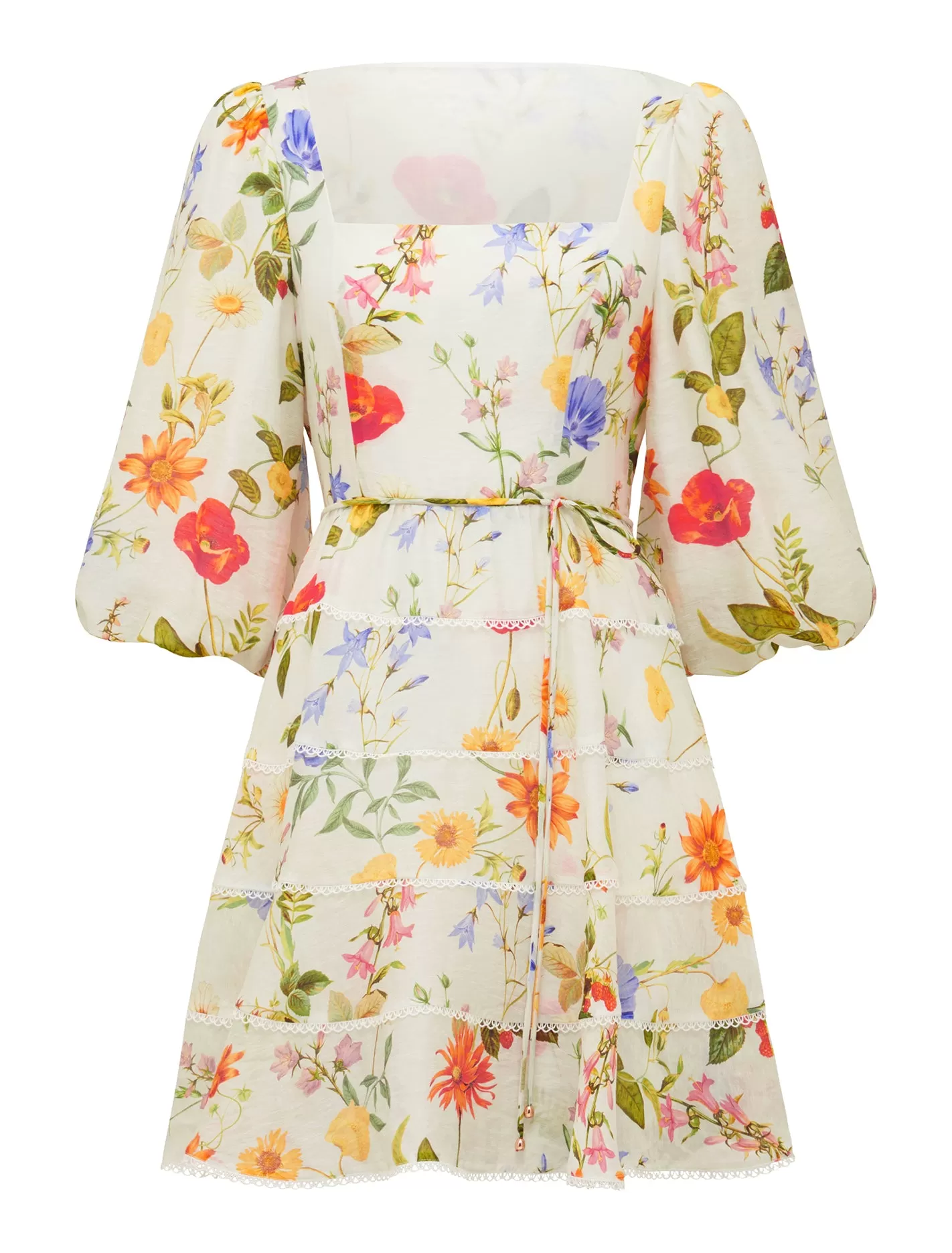 Esmie Tiered Floral Skater Dress