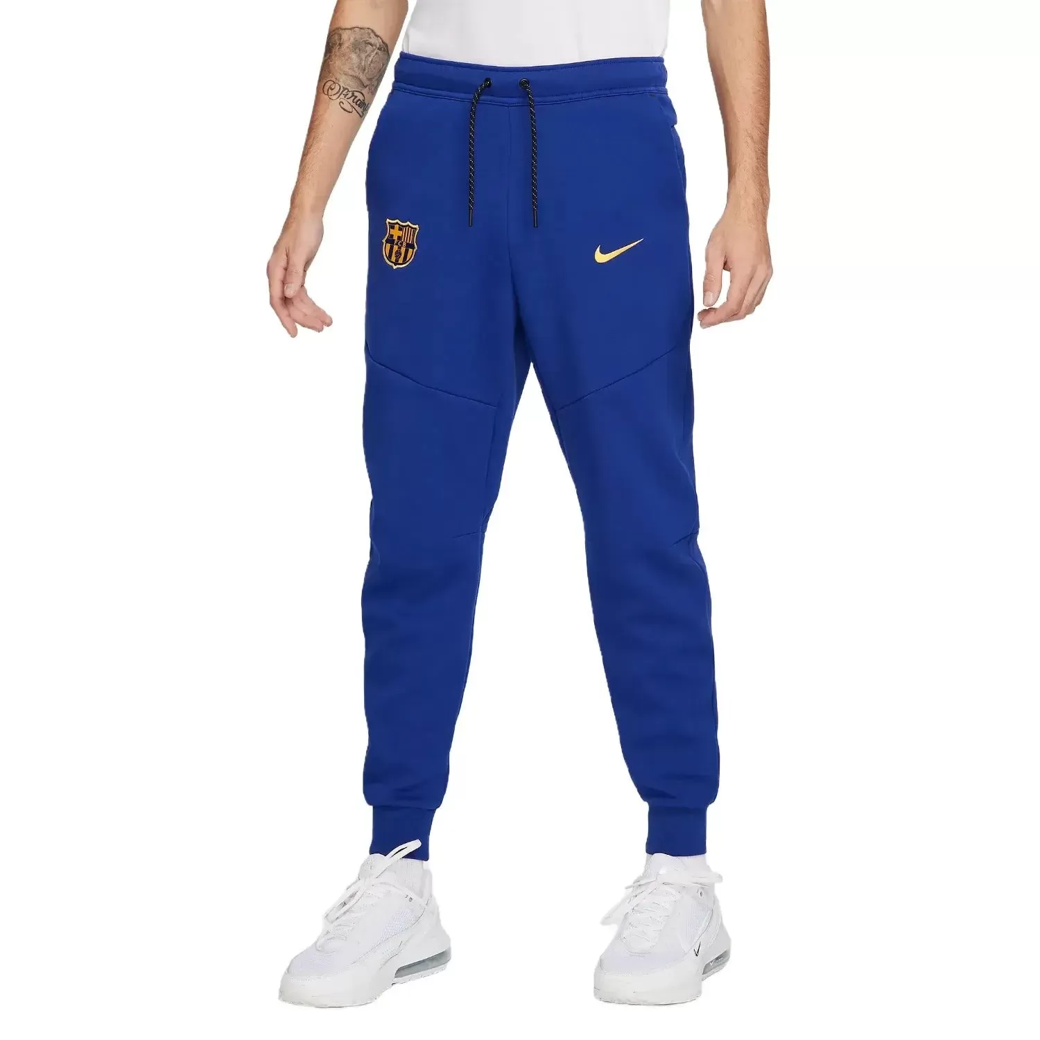 FC Barcelona blue Tech Fleece presentation tracksuit 2024 - Nike