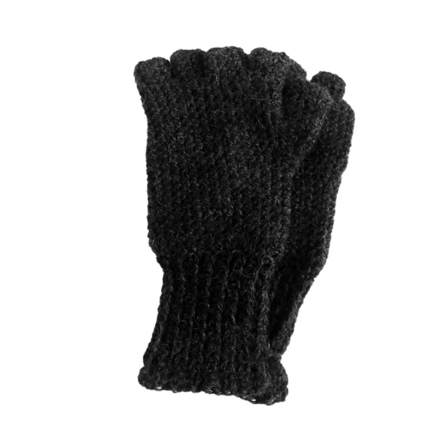 Fingerless Alpaca Gloves