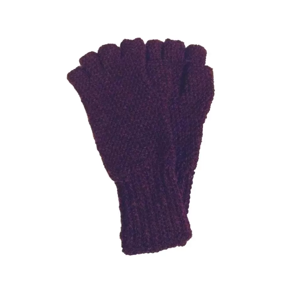 Fingerless Alpaca Gloves