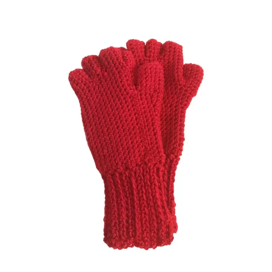 Fingerless Alpaca Gloves