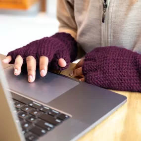 Fingerless Alpaca Gloves