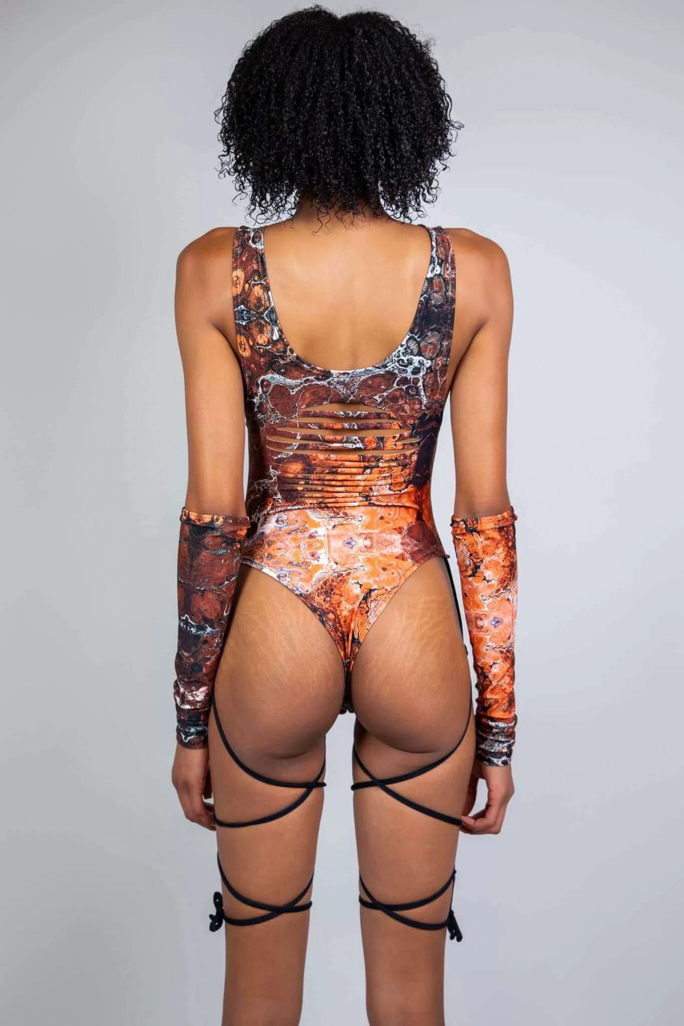 Fossil Slit Sideboob Bodysuit