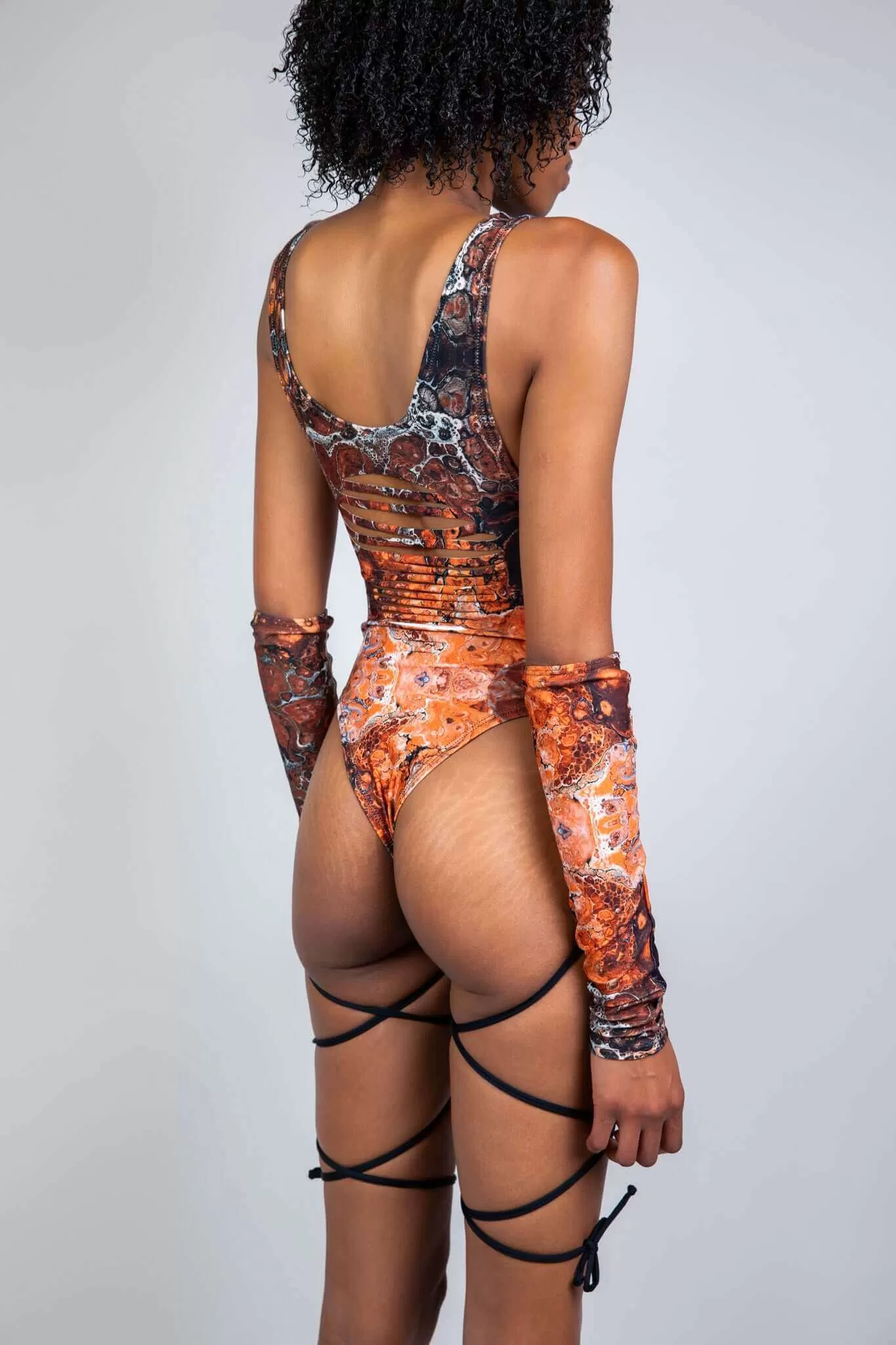 Fossil Slit Sideboob Bodysuit