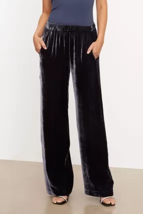 FRIDA04 Velvet Wide Leg Pant