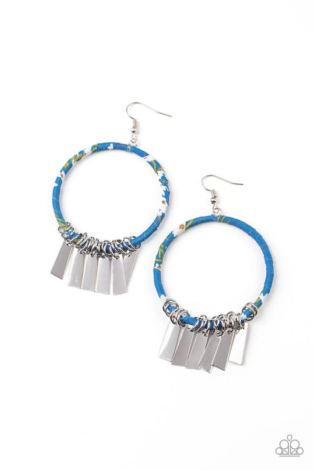 Garden Chimes Blue-Earrings