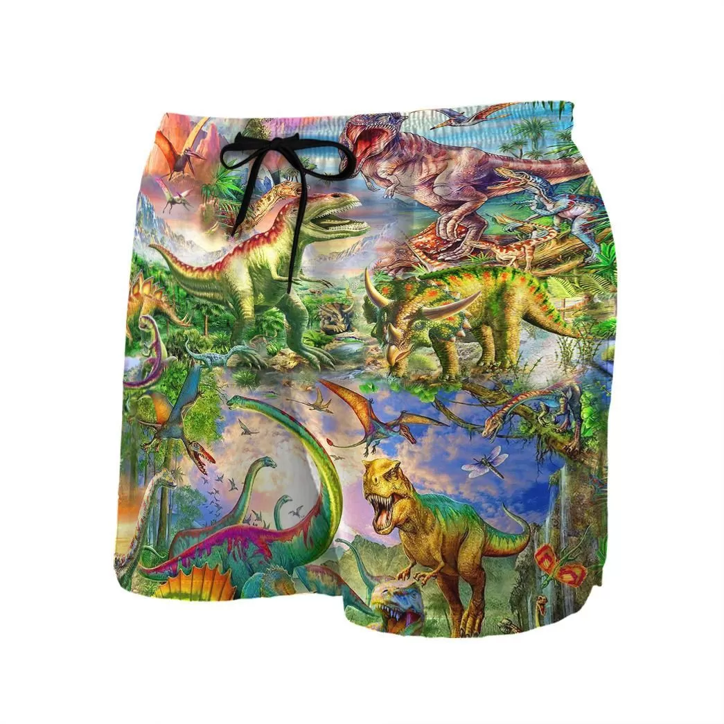 Gearhuman 3D Dinosaur Beach Shorts