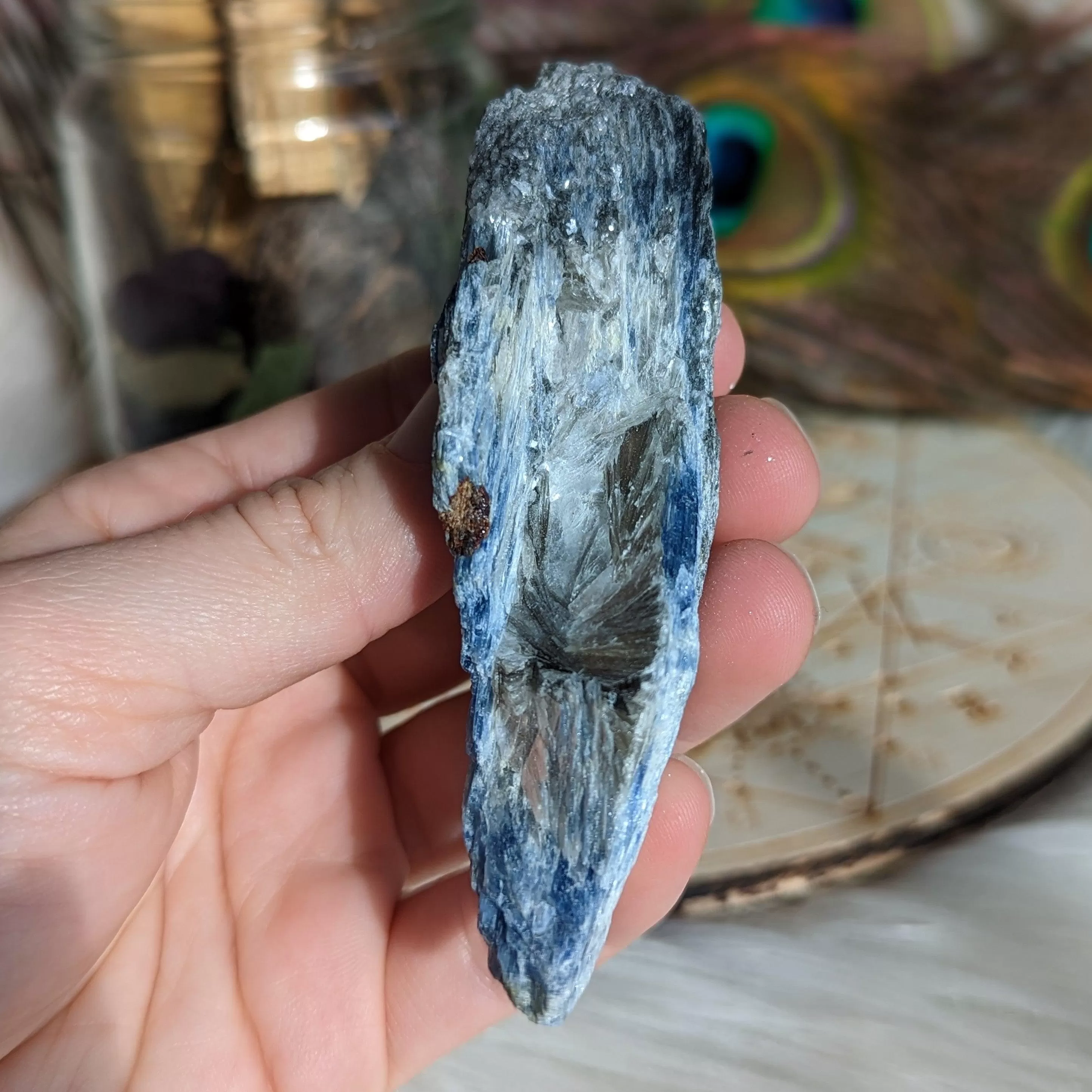 Gemmy Blue Kyanite in Matrix