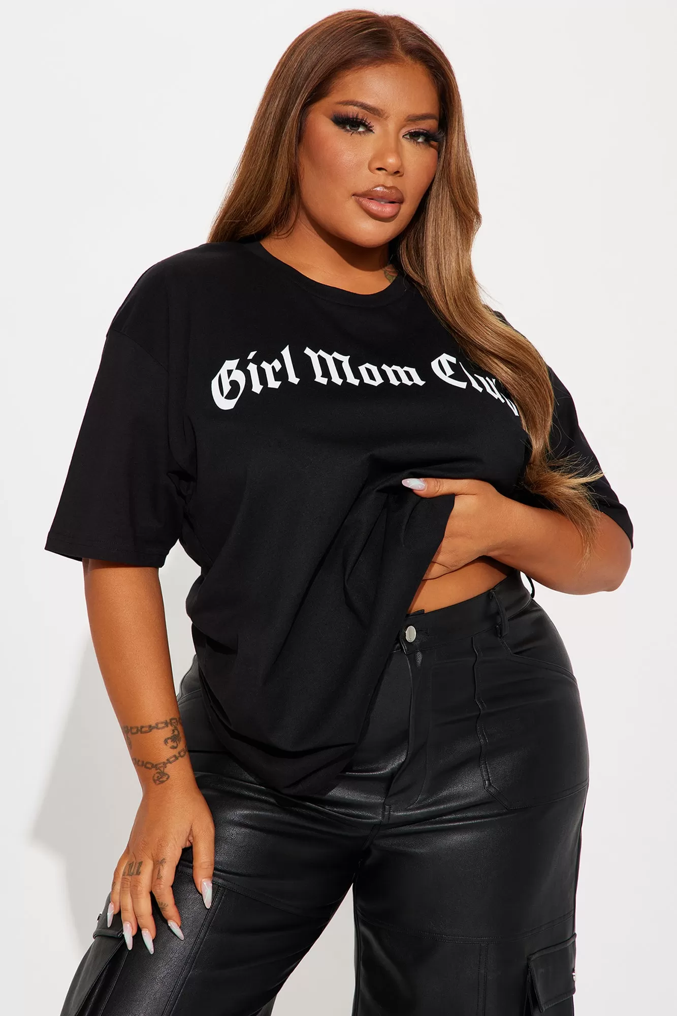 Girl Mom Club Tshirt - Black