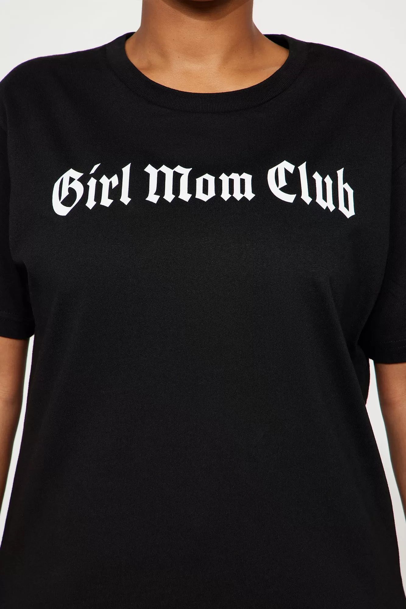 Girl Mom Club Tshirt - Black