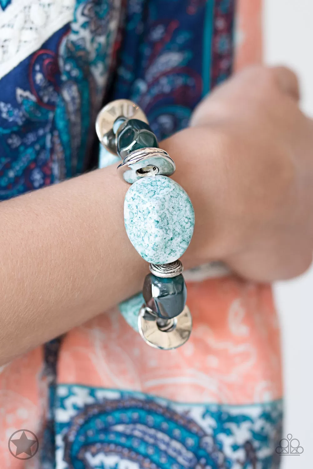 Glaze of Glory Blue-Bracelet