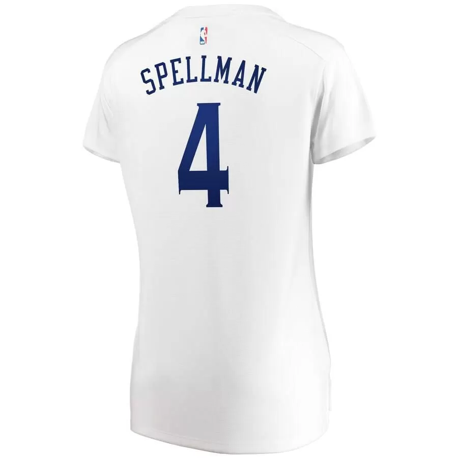 Golden State Warriors Omari Spellman Fanatics Branded Replica Fast Break Association Jersey Womens - White | Ireland I7341L2