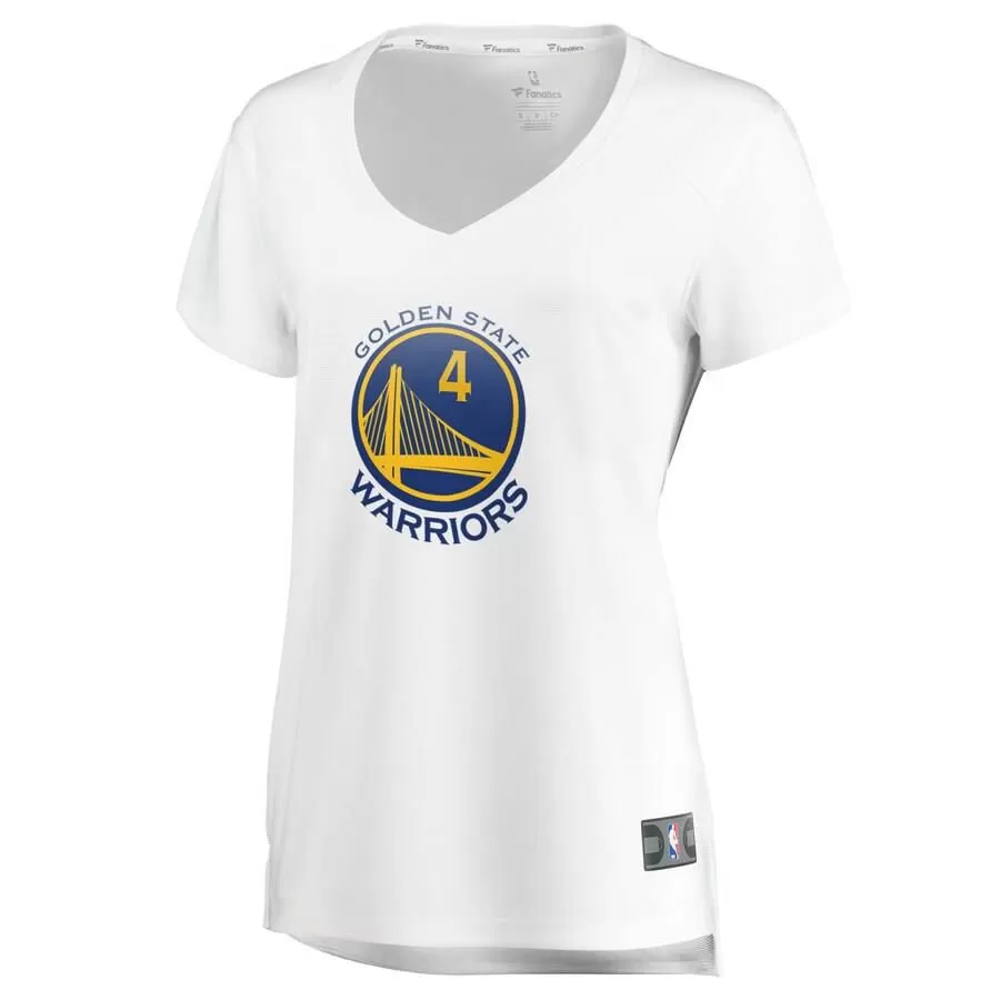 Golden State Warriors Omari Spellman Fanatics Branded Replica Fast Break Association Jersey Womens - White | Ireland I7341L2