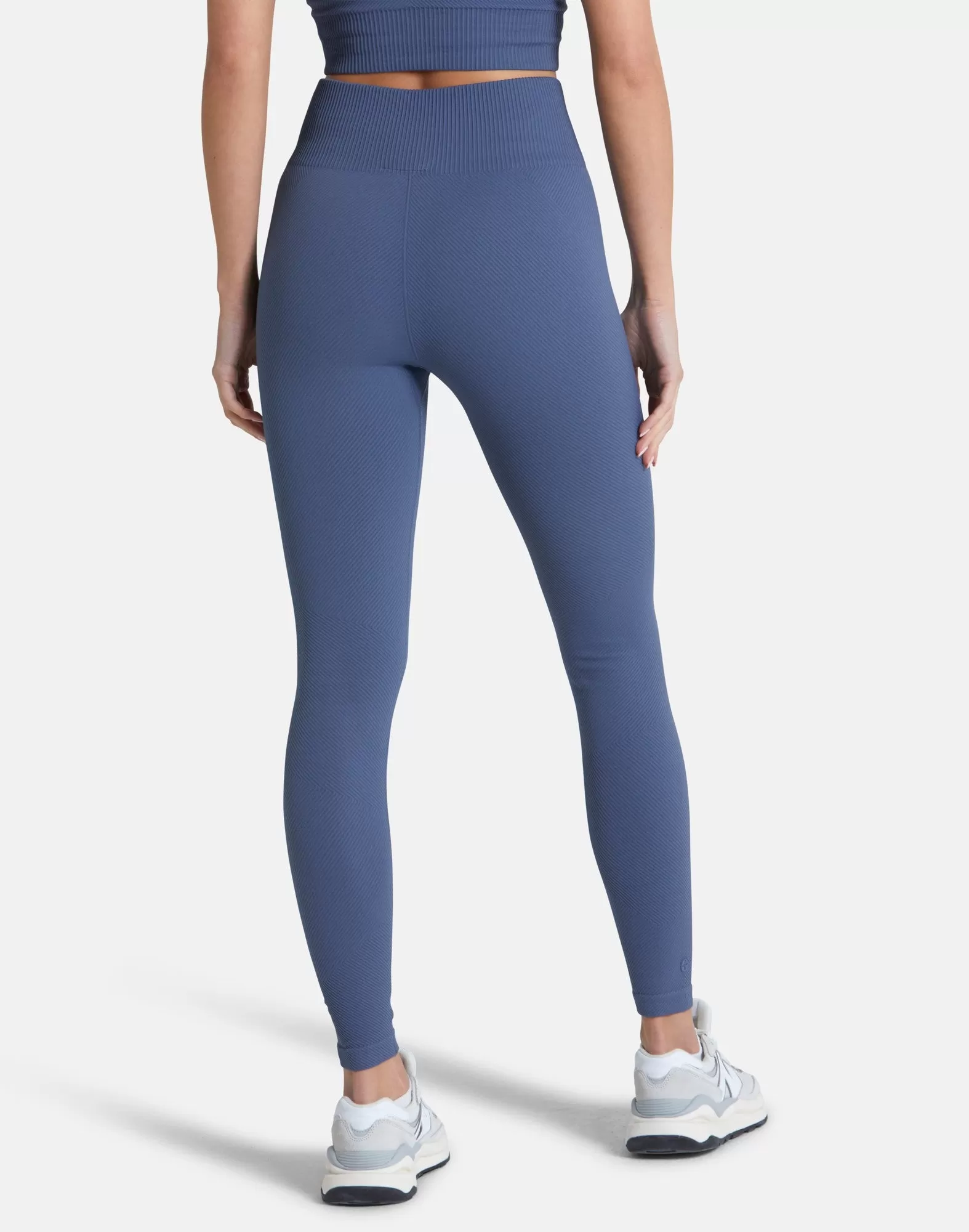 Gym Coffee Essential Knit Legging - Thunder Blue