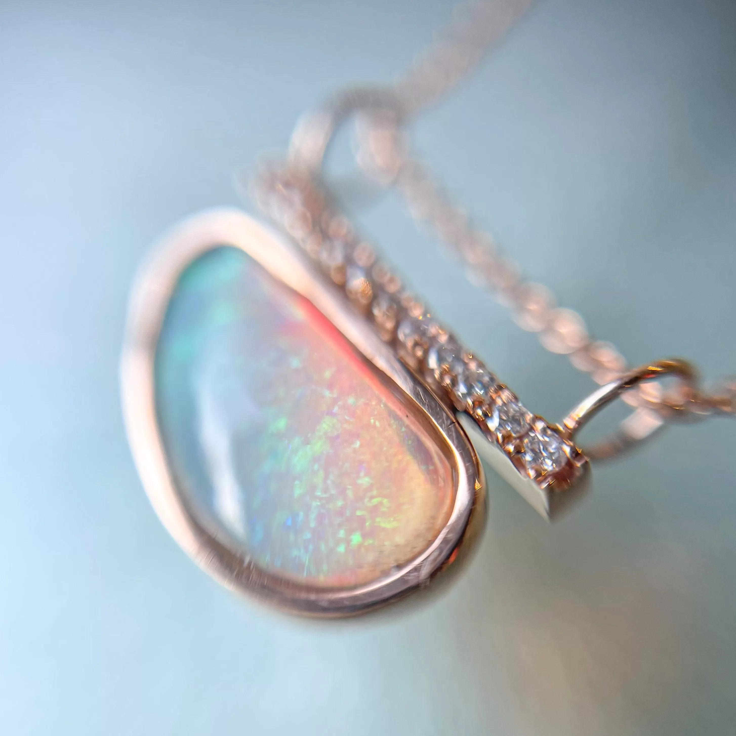 Head in the Clouds Crystal Opal Necklace No. 16