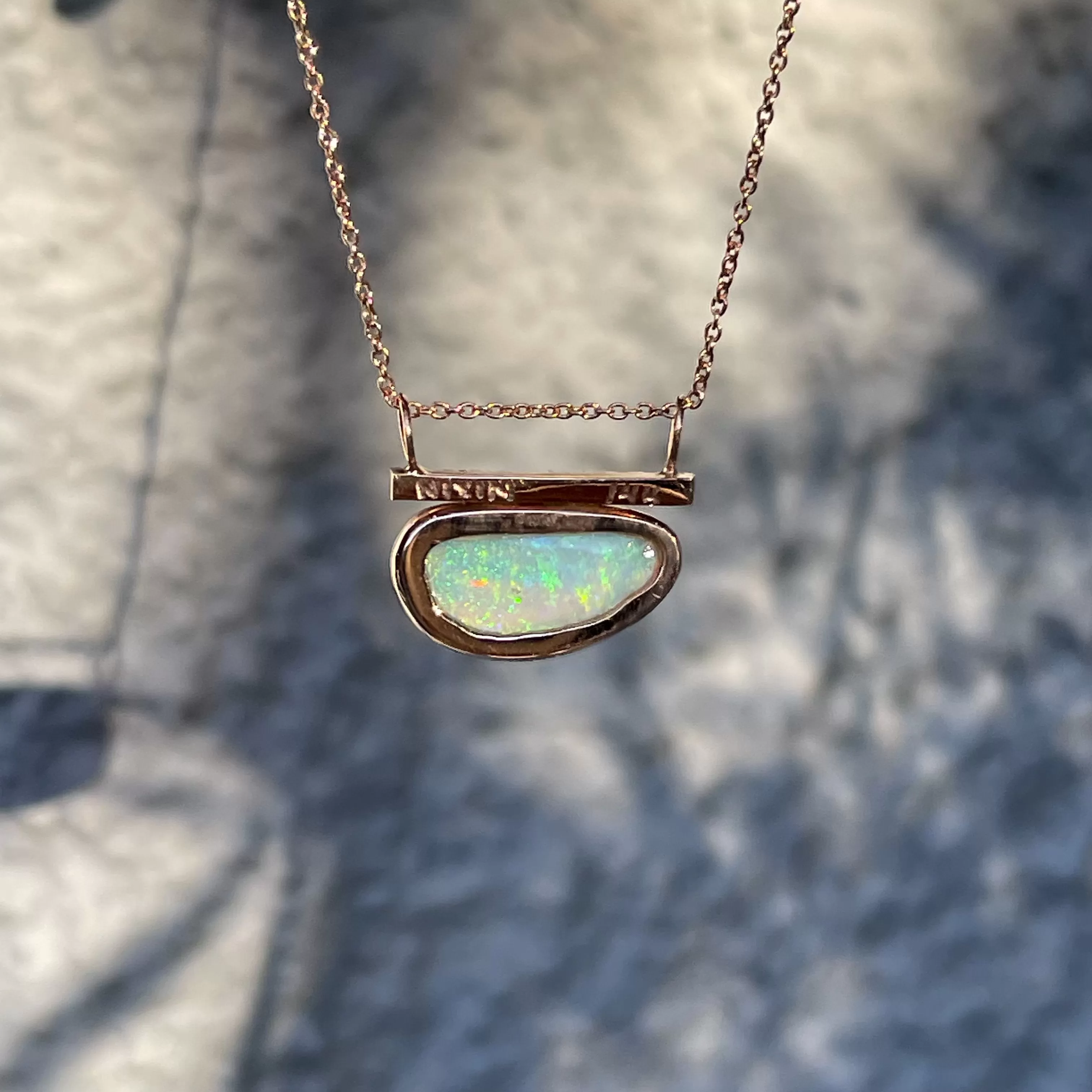 Head in the Clouds Crystal Opal Necklace No. 16