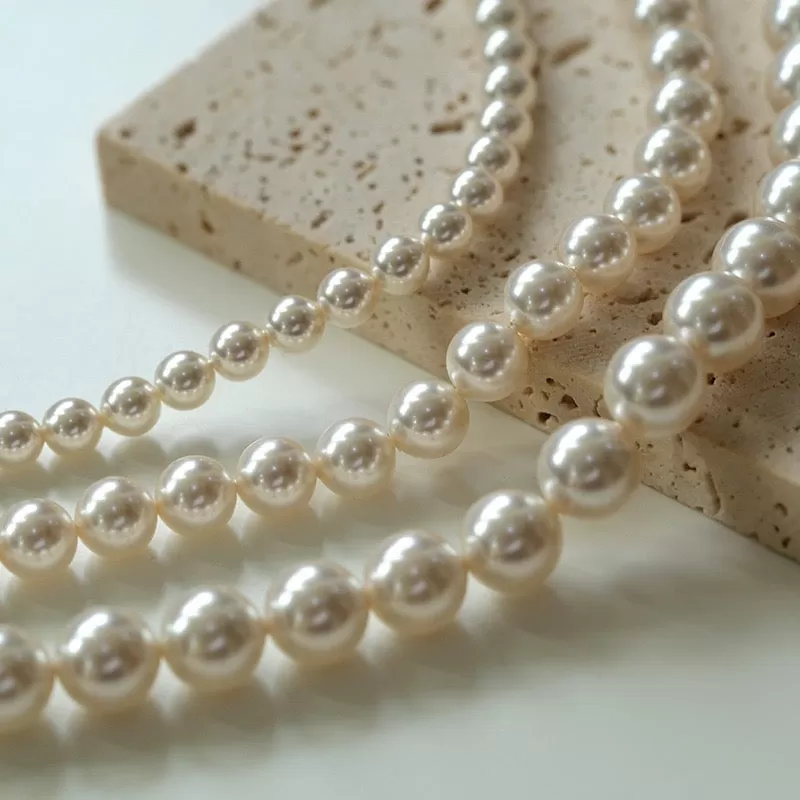 High Quality Crystal Pearl Choker Necklace