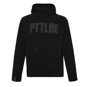 Hoodie "PTTLBE" Schwarz / Dunkelgrau