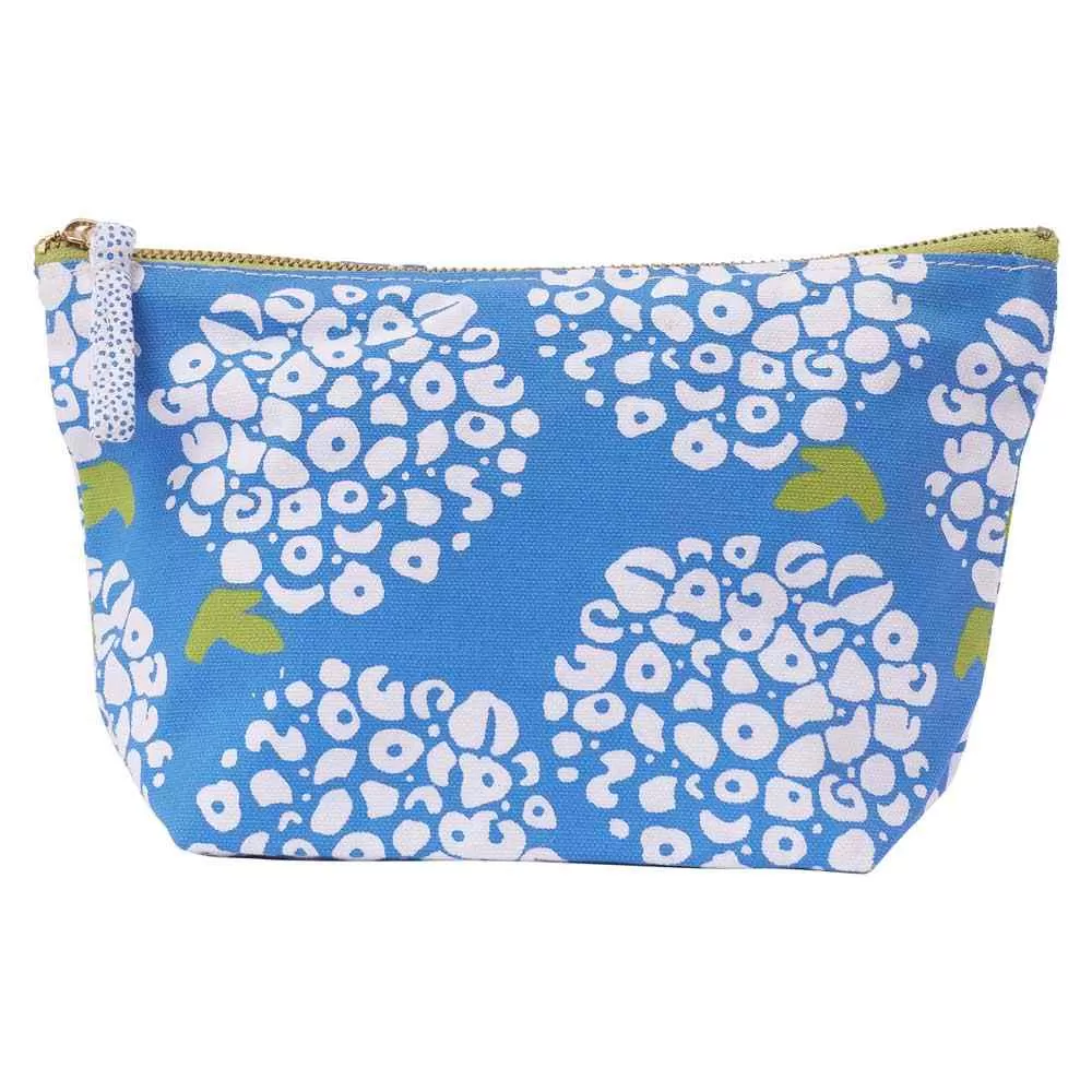 Hydrangea Blue Pouch Medium