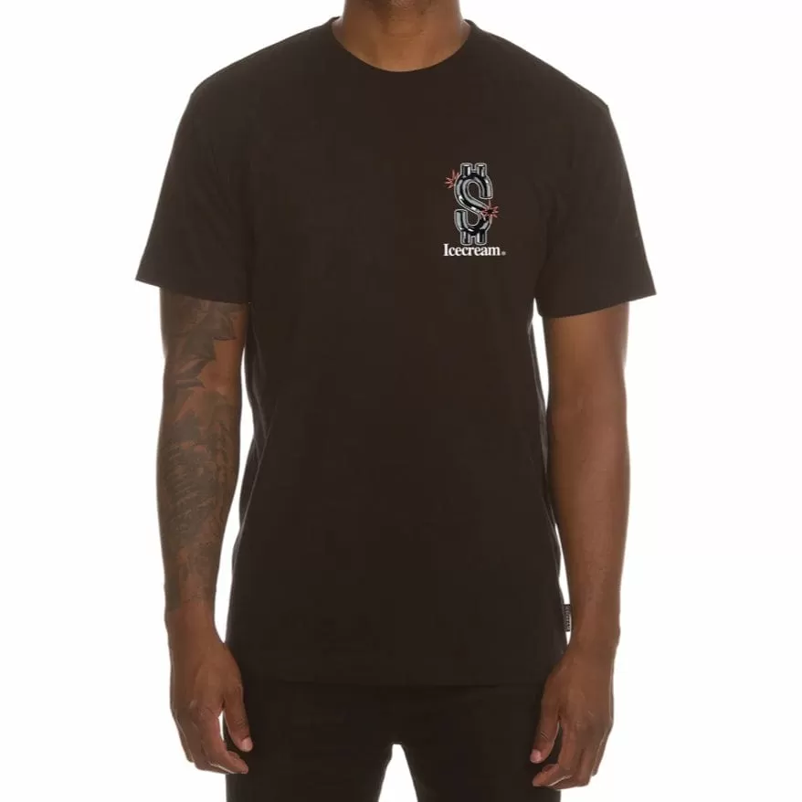 Ice Cream Wealth SS Tee (Black) 441-2207