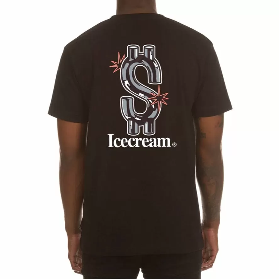 Ice Cream Wealth SS Tee (Black) 441-2207