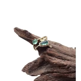 Inspired Design Hetian Jade Adjustable Ring