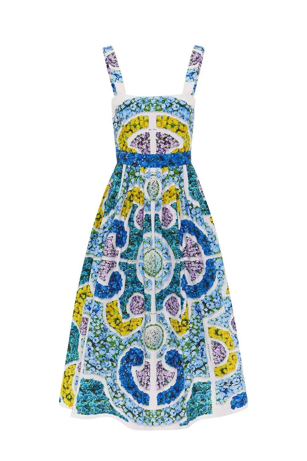 Iris Dress - Blue Topiary