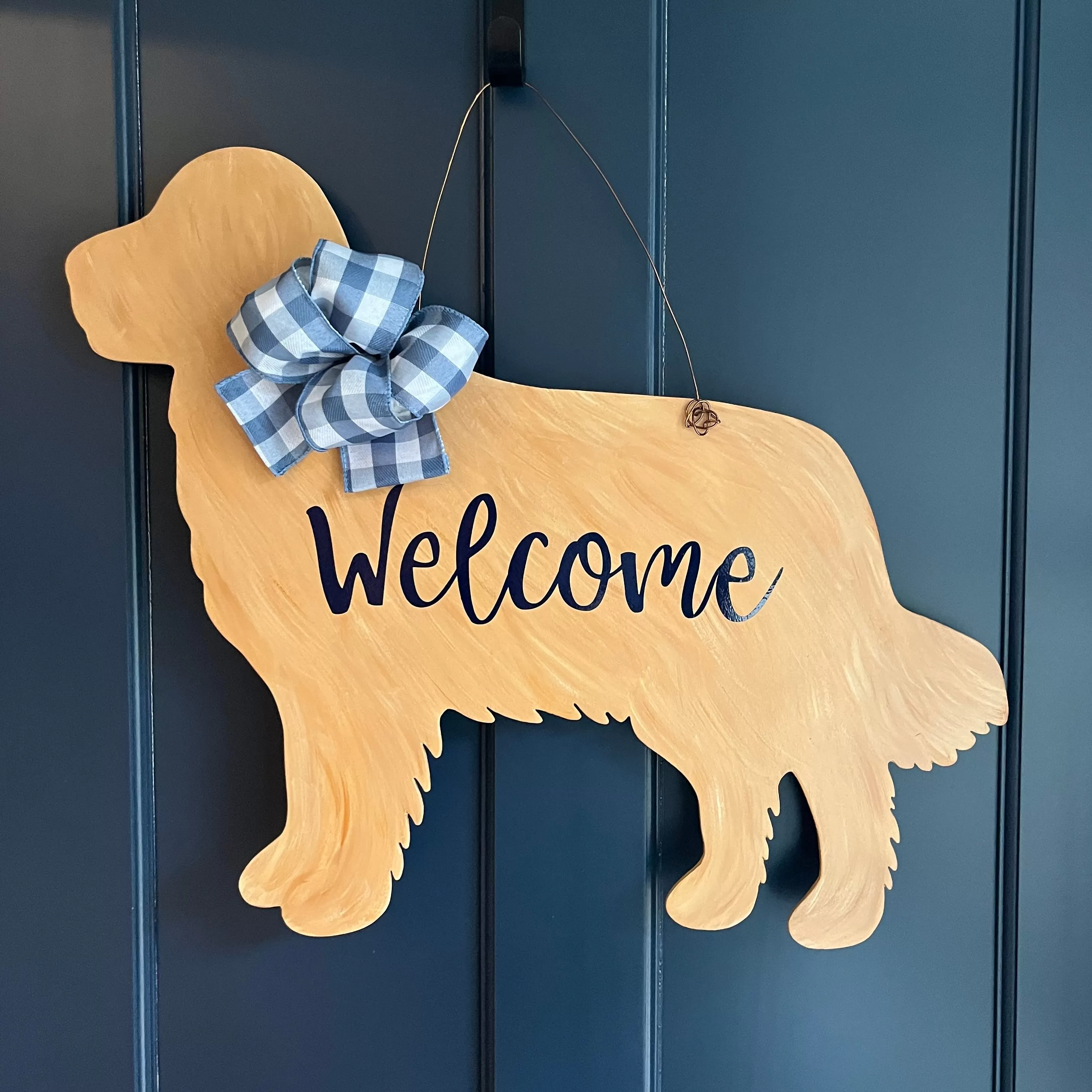 Italian Greyhound Welcome Door Hangers