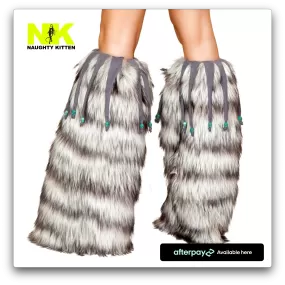 Leg Warmers with Beaded FringeLeg Warmers with Beaded Fringe