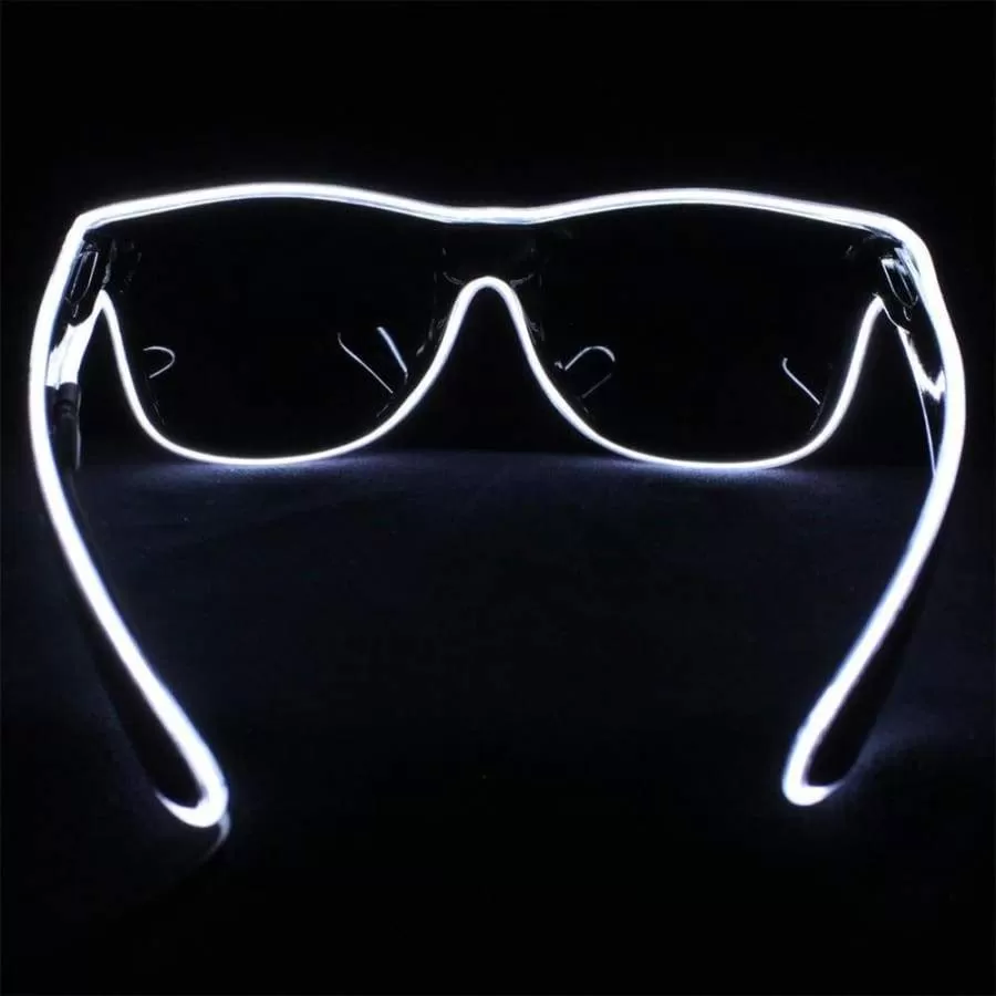 Light up LED Glasses - White