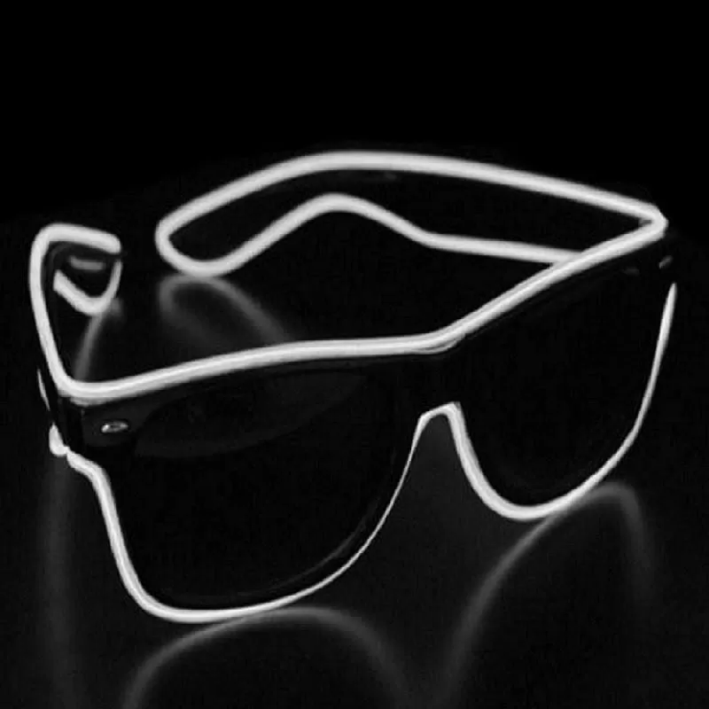 Light up LED Glasses - White