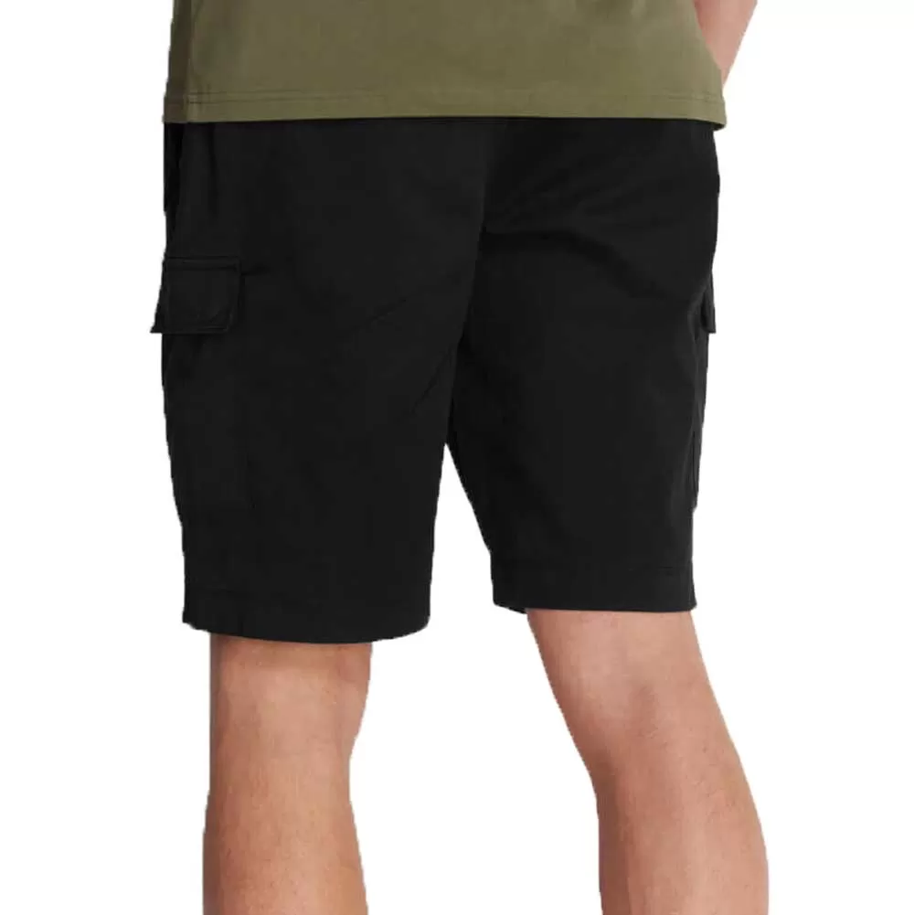 Lyle And Scott Cotton Cargo Shorts - Black SH1206V