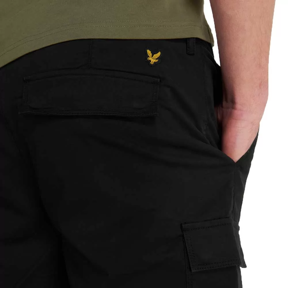 Lyle And Scott Cotton Cargo Shorts - Black SH1206V