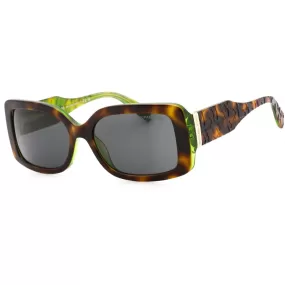 Michael Kors 0MK2165 Sunglasses Dark Tortoise Limeade Green / Dark Grey Women's