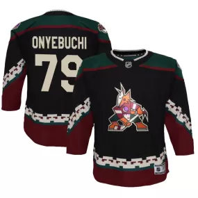 Montana Onyebuchi Arizona Coyotes Youth 2021/22 Home Replica Jersey - Black