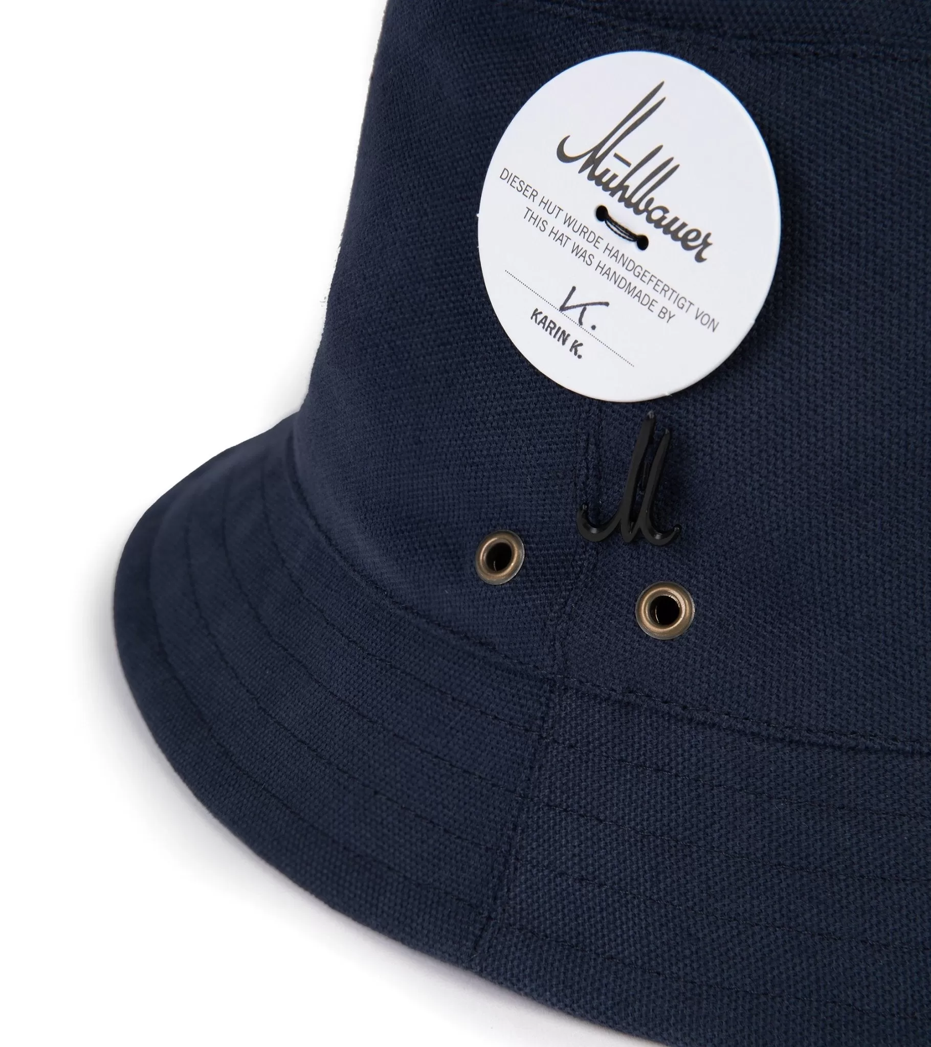 Mühlbauer Cotton Bucket Hat: Navy