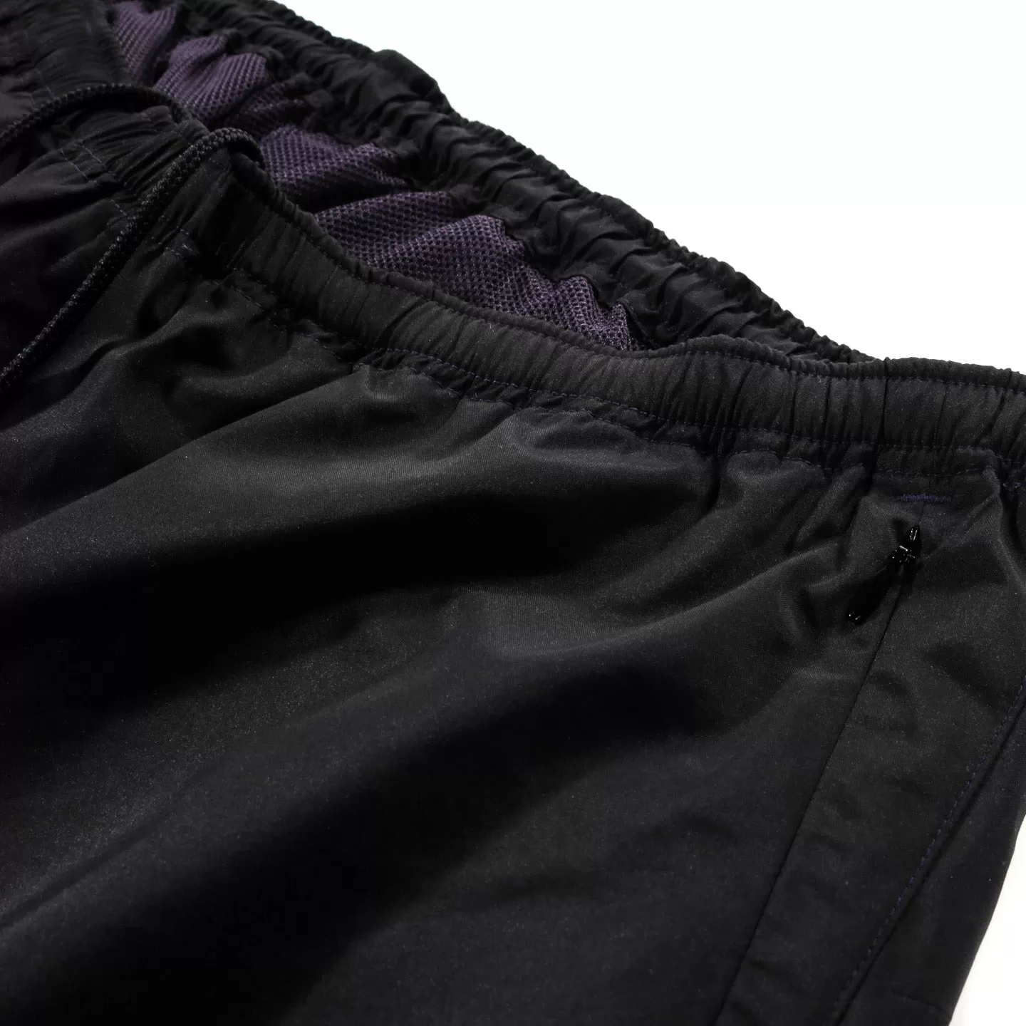 NEEDLES SPORTSWEAR S.B. PANT POLY BRUSHED TAFFETA BLACK