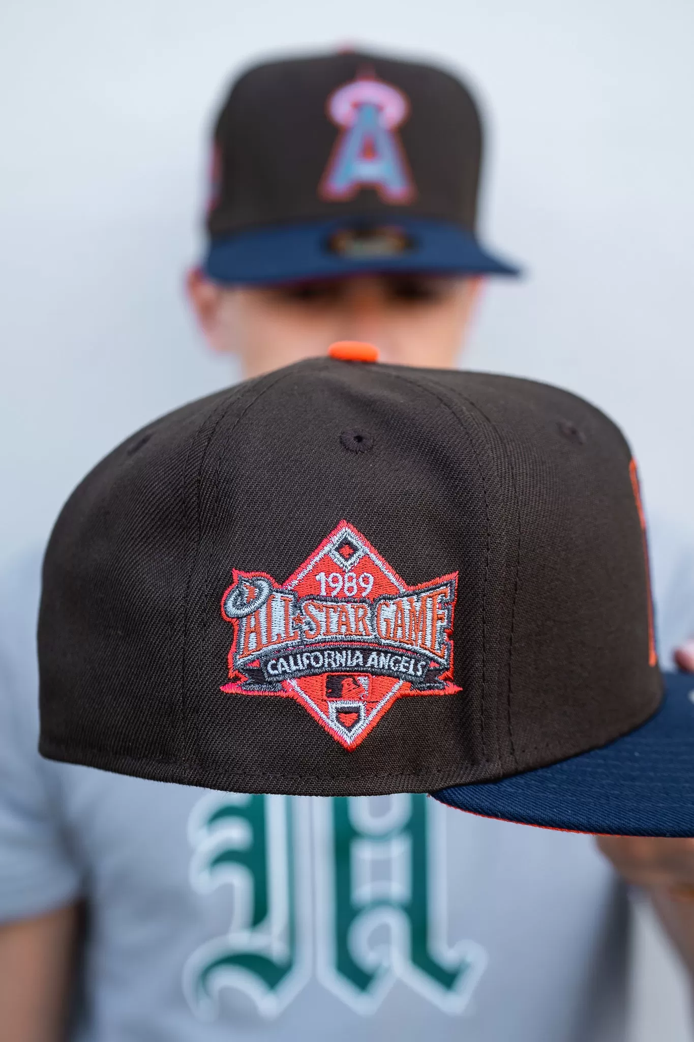 New Era Anaheim Angels 1989 ASG Grapefruit UV (Mocha/Navy)