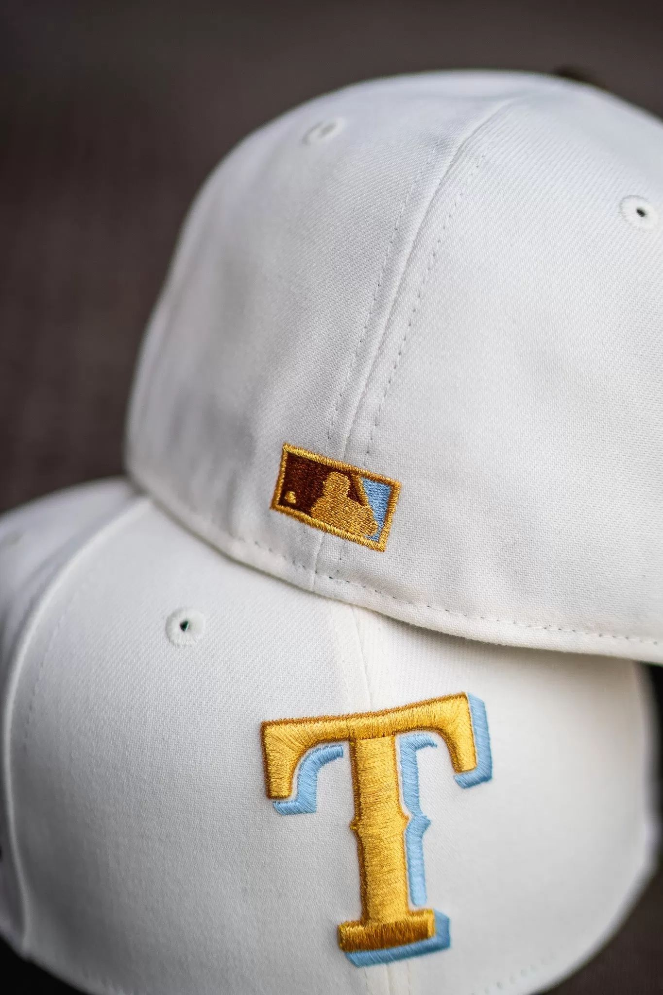 New Era Texas Rangers Final Season Sky UV (Off White/Mocha)