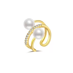 New Yorker Freshwater Pearl Earring Cuff WE00556