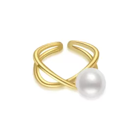 New Yorker Freshwater Pearl Ring WR00057