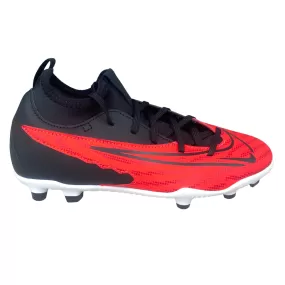 Nike boys' football boot Phantom Gx Club DF FG/MG DD9563-600 crimson-black-white