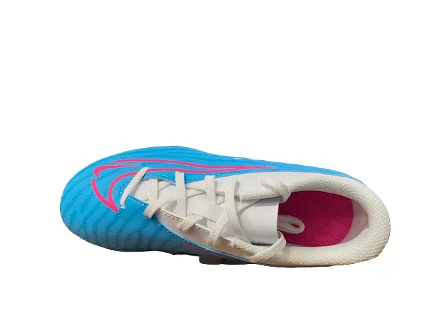 Nike boys' football boot Phantom GX Club FG/MG DD9564 446 blue pink white