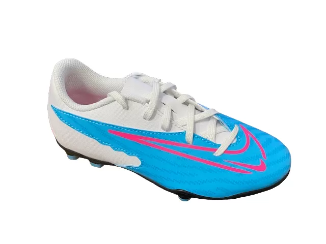 Nike boys' football boot Phantom GX Club FG/MG DD9564 446 blue pink white