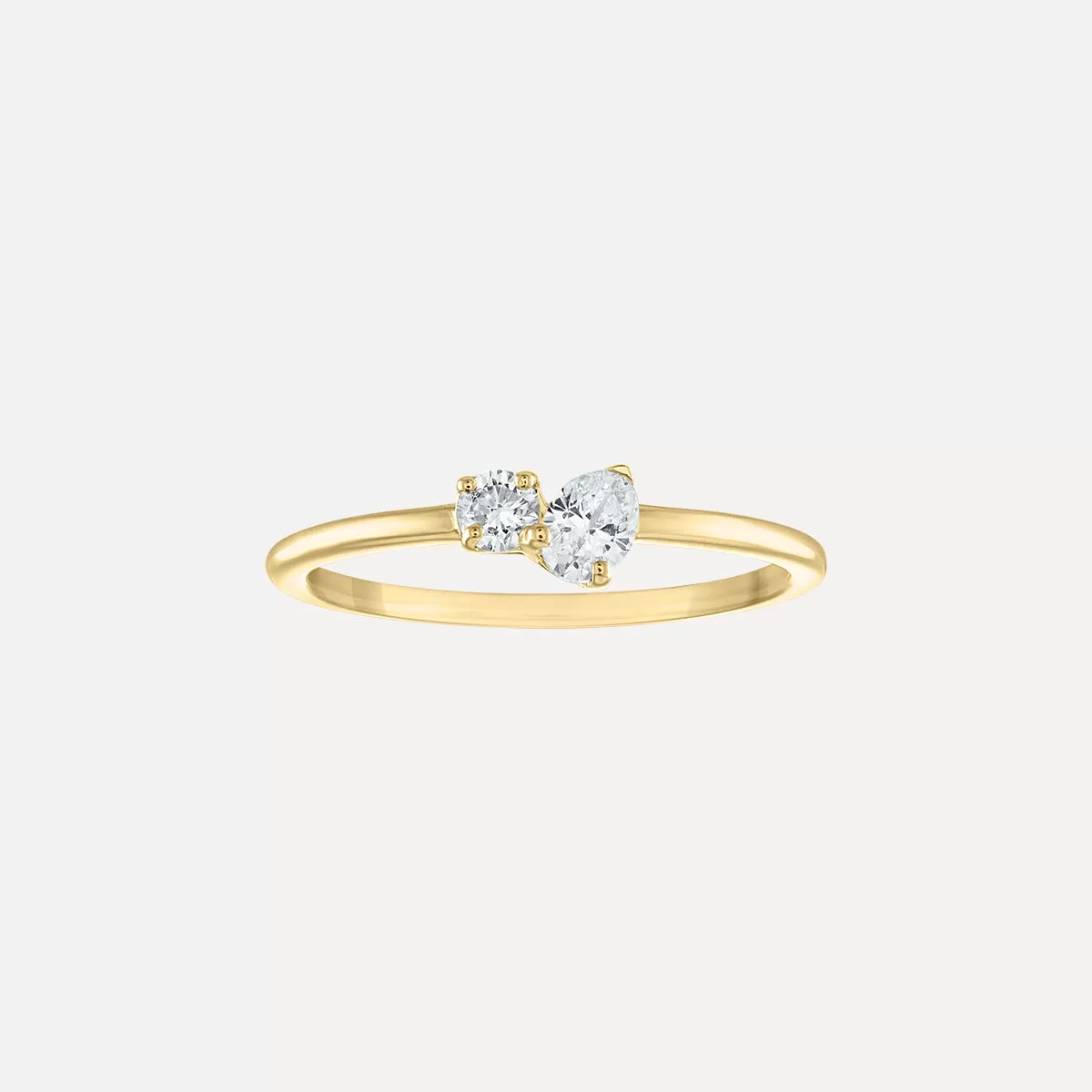 Noa Double Mixed Diamond Ring