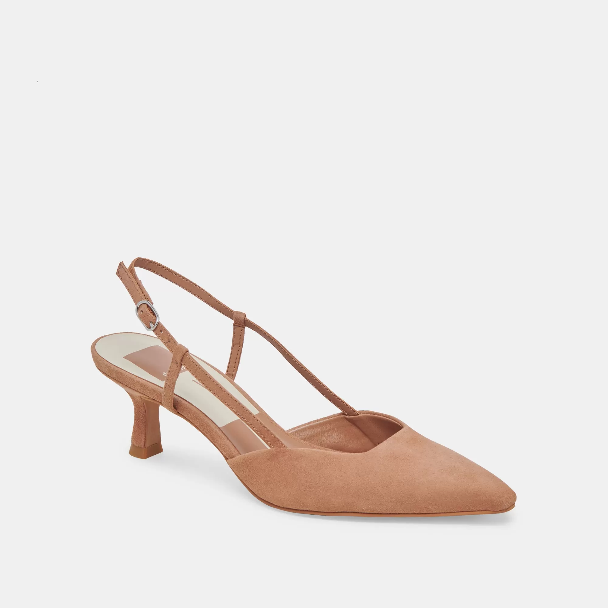 ODELA WIDE HEELS TOFFEE SUEDE