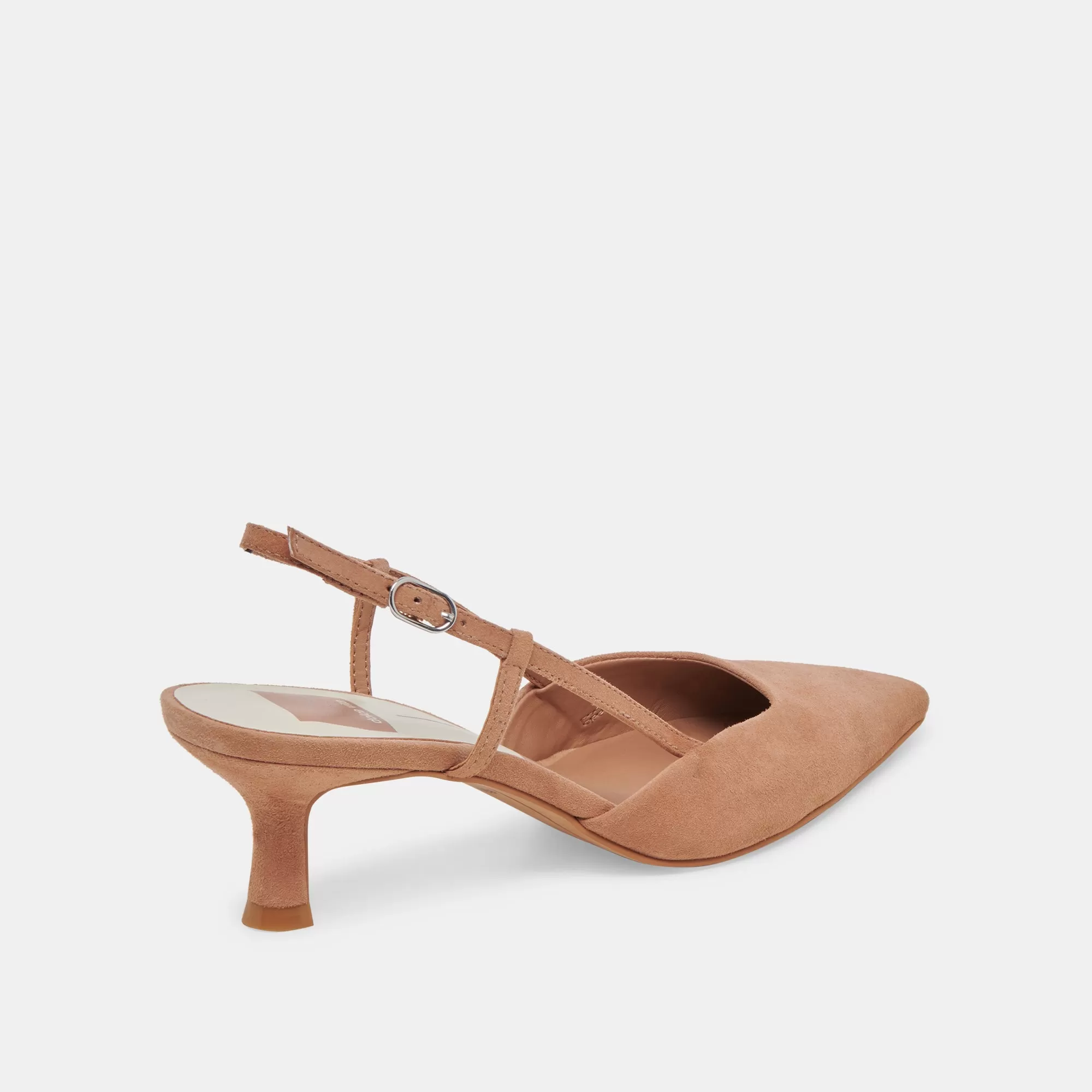 ODELA WIDE HEELS TOFFEE SUEDE