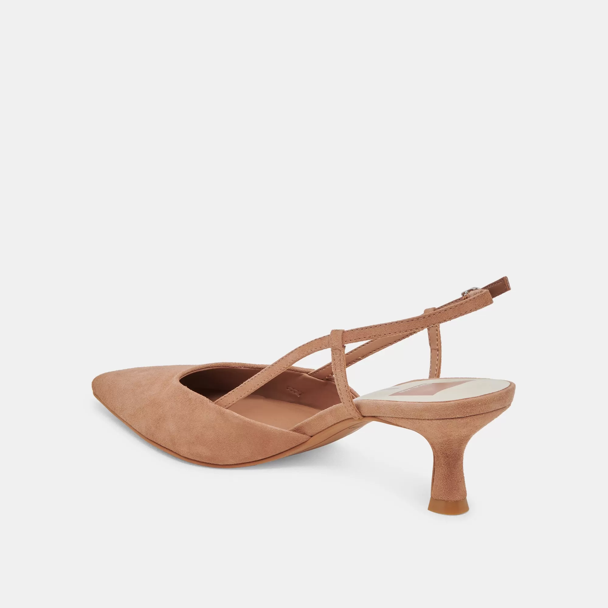 ODELA WIDE HEELS TOFFEE SUEDE