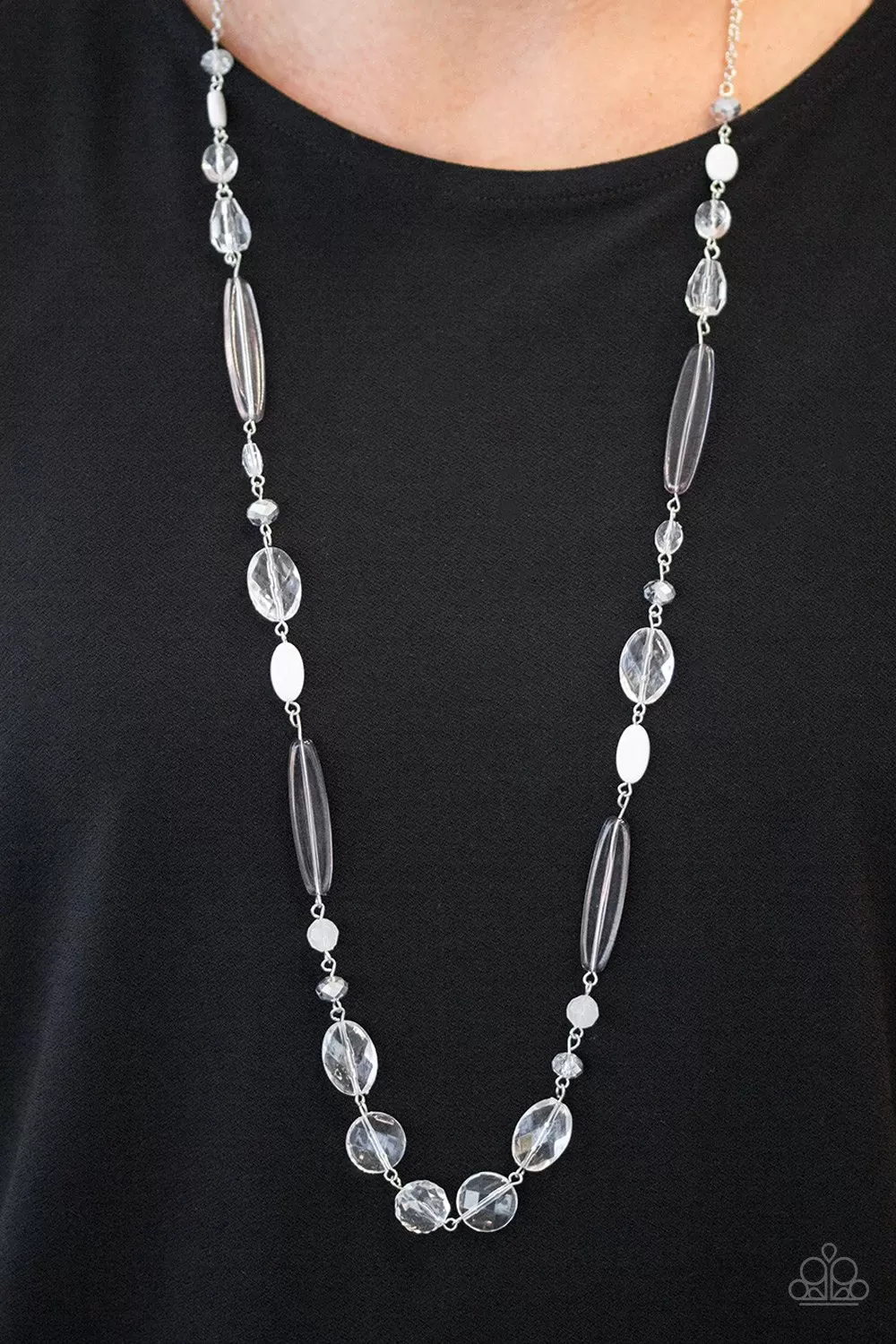 Paparazzi Accessories - Quite Quintessence #L672 - White Necklace